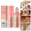 3 Colors Highlighter Powder Polvo De Hadas Glitter Powder Shimmer Contour Blush Powder Makeup for Face Body Highlight Makeup 9g