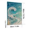 DIY Pearl Diamond Art Kits with Frame 30x40cm Diamond Painting Gem Picture Art for Adults/Beginners Gift Idea Home Wall Decor