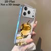 Gold base transparent fruit electroplated glass Phone Case  for iPhone 17 16 15 14 13 12 11 Pro Max Plus shock protection Cover
