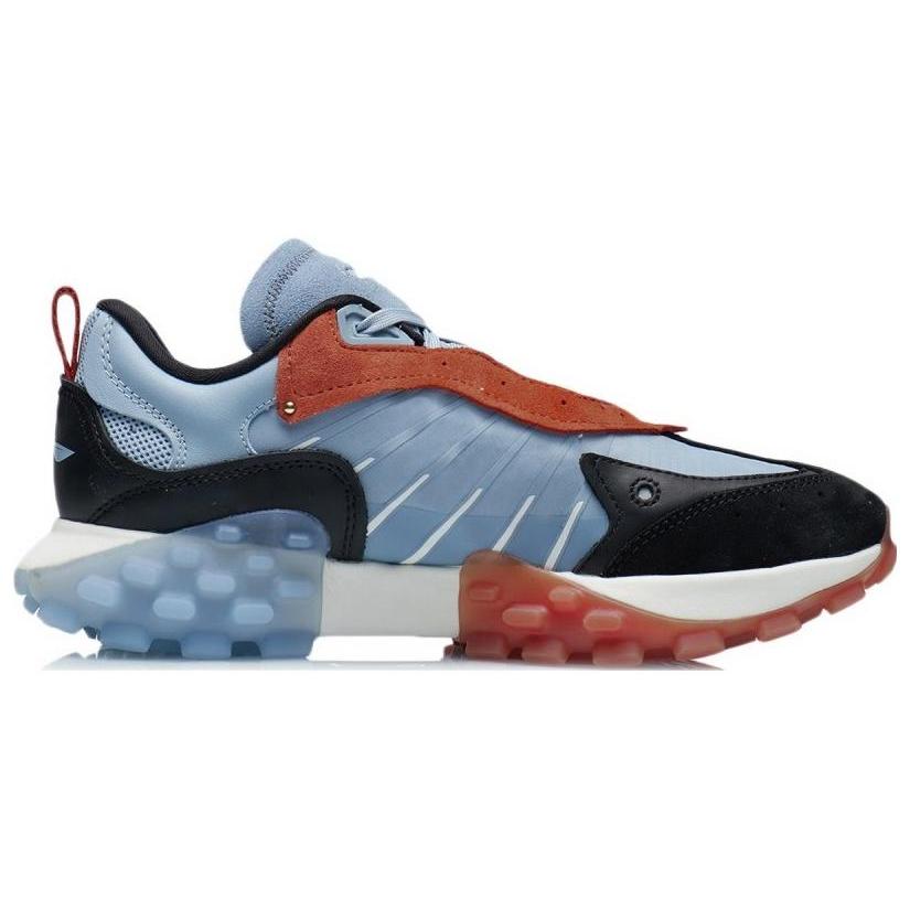 Li Ning OVERLOAD 021 Fall Winter Trendy Runway Collection Low top Casual Shoes Men's Mist Blue ARYR025-1