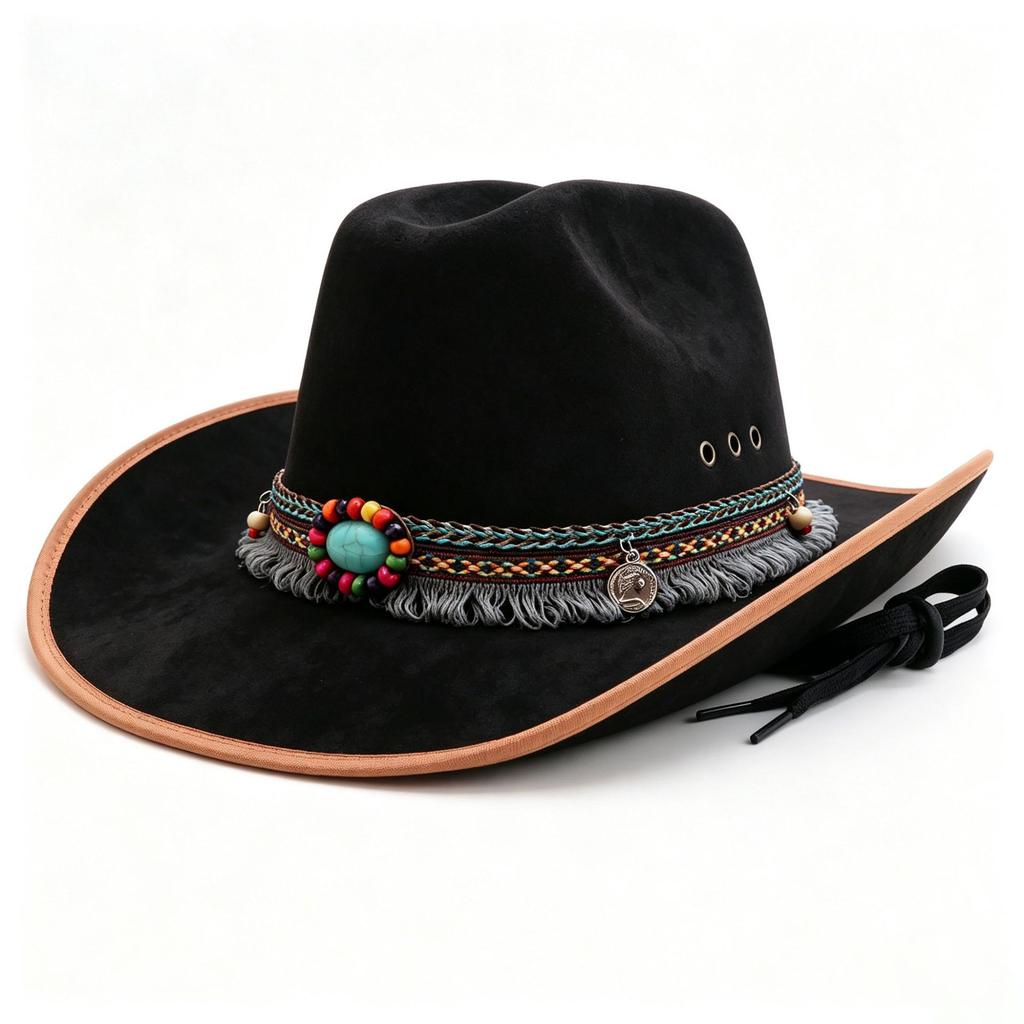 European and American High-quality Western Cowboy Hats, Jazz Style Fashion Accessories, Cowboy Hats, Ethnic Style Cowboy Hats Are Hot-selling