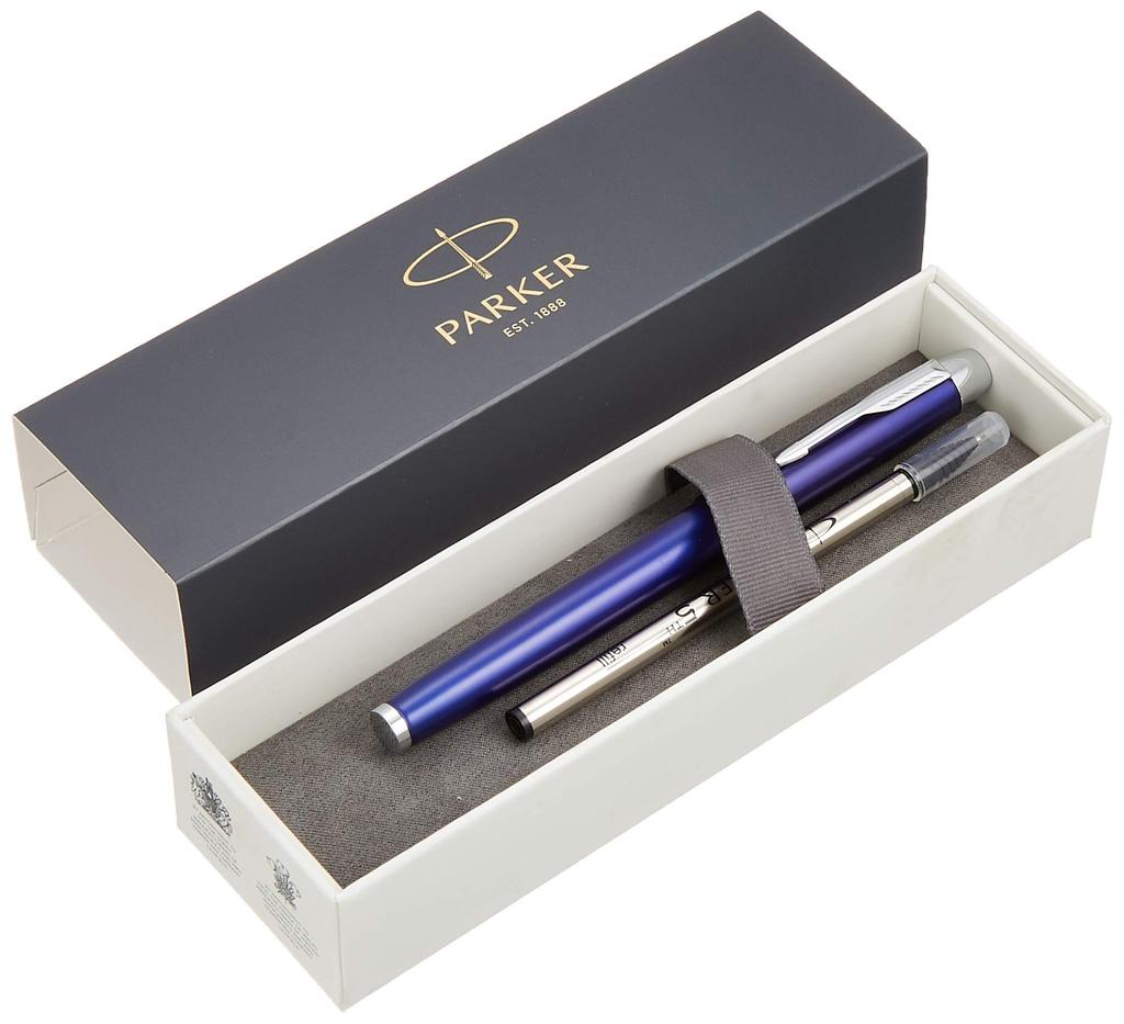 PARKER 5th IM Blue CT Fine Nib Water-Based Pen, Gift Boxed, Officially Imported, Product Number 2073225