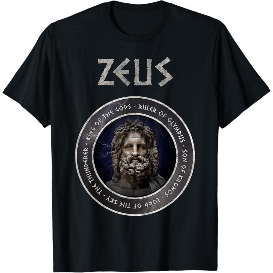 

Zeus Ancient Greek God T-Shirt XXXXXL чорний