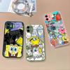 Cartoon Cute S-SpongeBob Anime Phone Case For IPhone 11 12 13 14 15 16 Pro Plus X XS MAX Matte Bumper Shockproof Cover