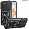 Slide Lens Armor Funda for Tecno Camon 20 Pro 5G Case Magnetic Rotate Ring Stand Holder Cover for Tecno Camon 20 Pro 5G Case