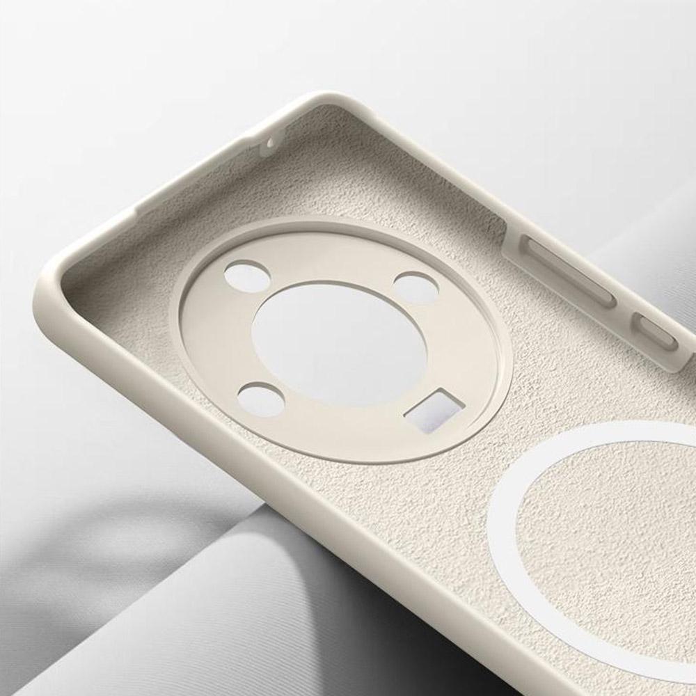 For Honor X50 5G Case Compatible with MagSafe Precise Cutouts Liquid Silicone+PC Phone Cover