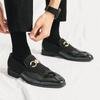Men Classic Formal Shoes Black Brown One Step Lightweight High Quality Lefu Shoes Metal Buckle Size 38-47 Men Shoes