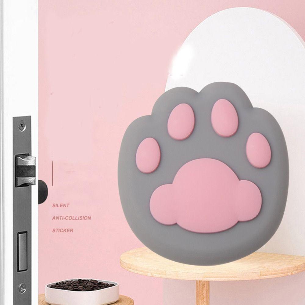 2Pc Wall Protector Door Handle Bumper Anti-collision Door Stops Cute Door Stopper  Cabinet