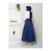 Women's Slim Loose Denim Long Flared Skirt 52015