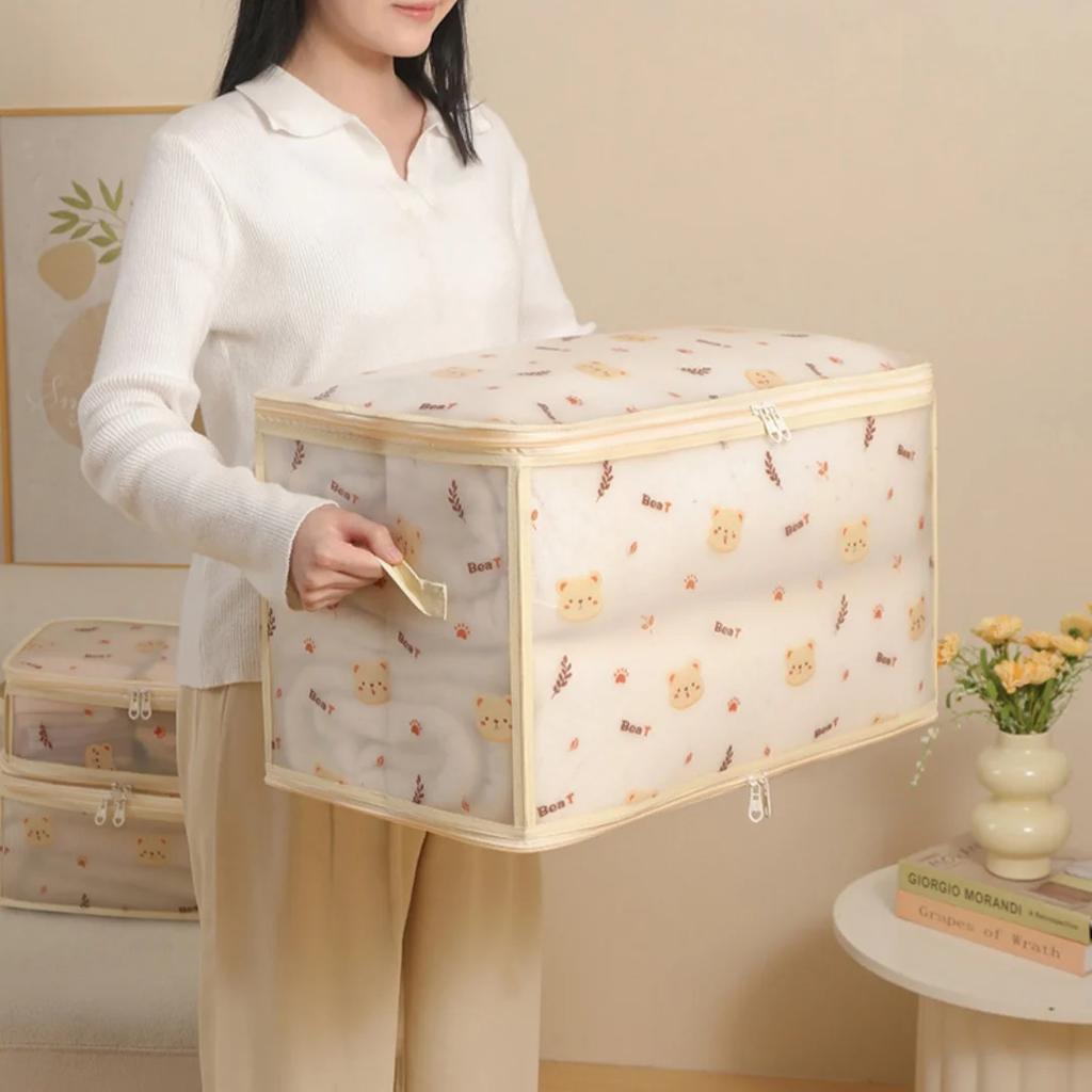 Storage Box for Home Use,Student Dormitory,Foldable Storage Box,Clothing and Bedding Storage Box,Layered Wardrobe,Luggage Bag
