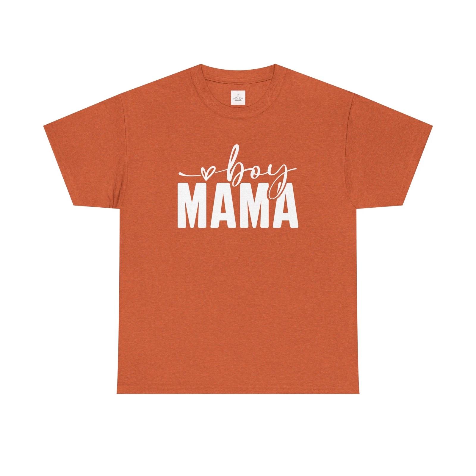 Boy Mama Tee - Perfect Gift for Moms, Casual Wear, Baby Showers, Mother s Day S