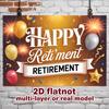 Party Backdrop Balloon Confetti Photo Booth Background Front Door Decor