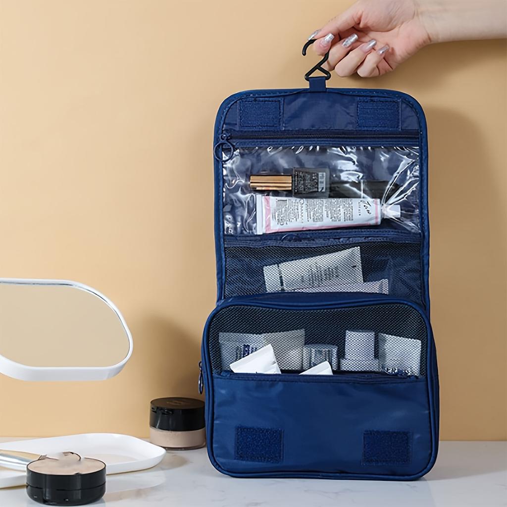 Large Capacity Travel Bag–Foldable,Wet&Dry Separation,Cosmetic Organizer for Toiletries&Accessories– Ideal for Business&Vacation