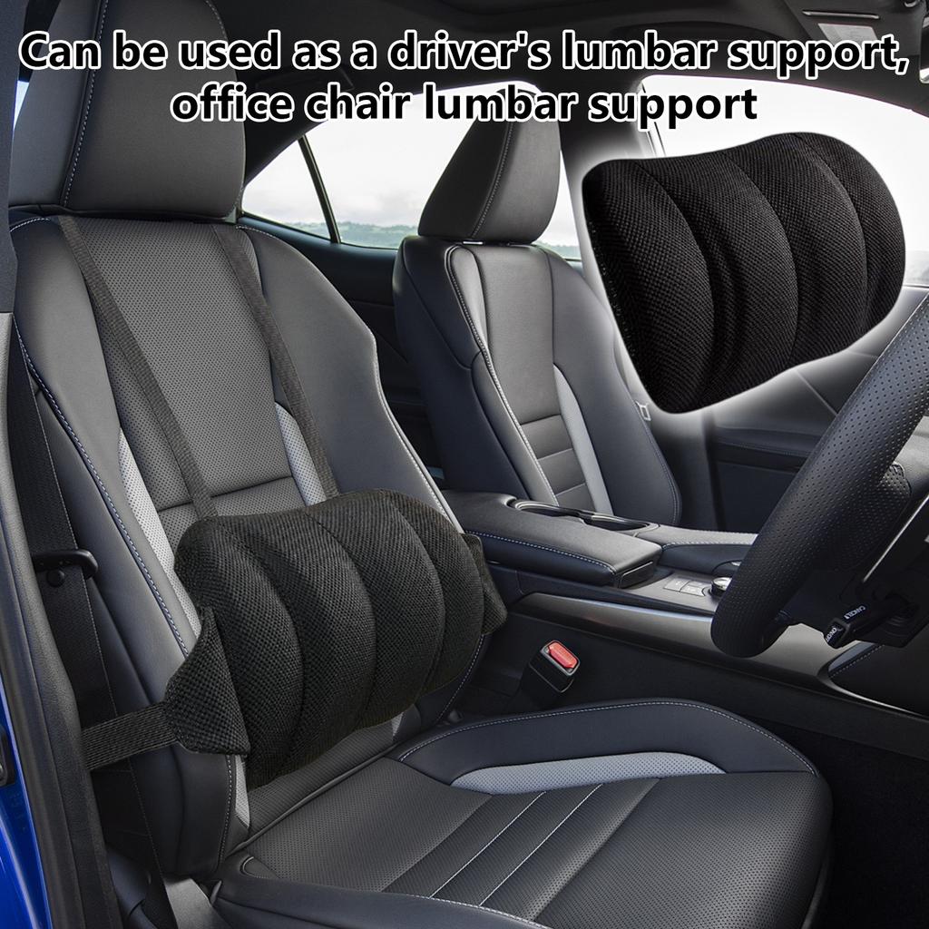 Automotive Lumbar Support, Engineering Seat Cushion, Specializeds Driving Lumbar Protections Backrest Cushion, Memory Cotton Car Lumbar Pillow