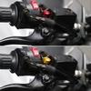 2 Pcs Motorcycle CNC Aluminum M10 X 1.25 Rear View Mirror Hole Plugs Screws Rearview Mirror Holder Anti-Rust