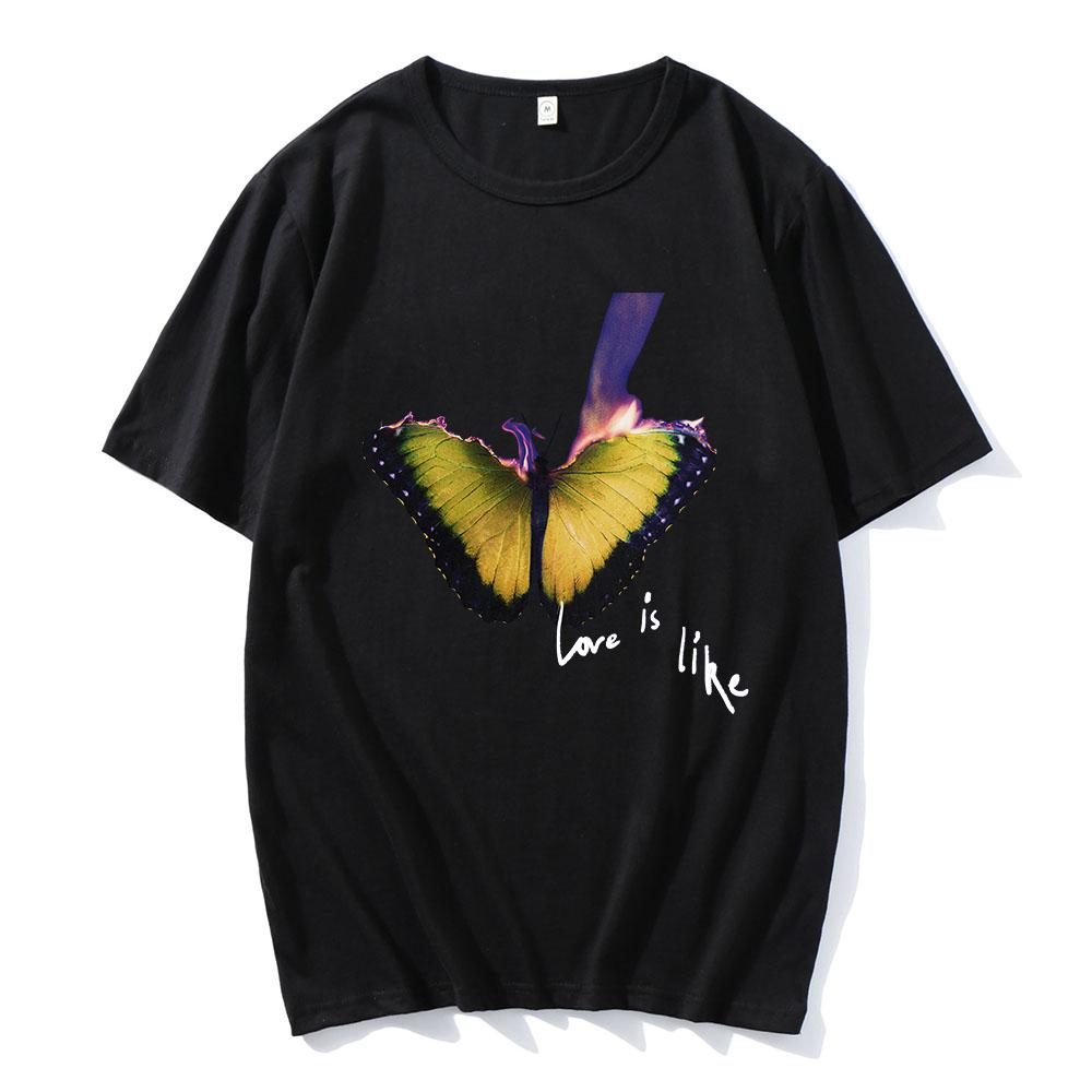 MAROON 5 Love Is Like Tour T-shirt Album Graphic Printing Tshirts Grunge Fashion Unisex Streetwear Cotton Summer Men T Shirt Top