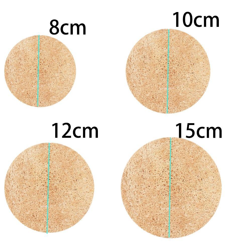 Natural Tea Cup Mat Round Loofah Mat Tea Set Accessories Teapot Pad  Teapot