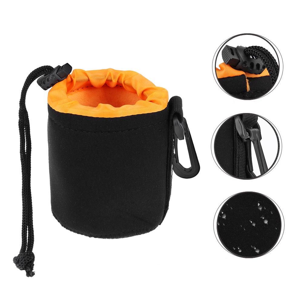 Camera Lens Pouch Bag Waterproof Soft Neoprene Video Camera Lens Pouch Bag Case For Canon Sony for Most Digital SLR Camera