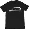 1997 Wagon R Plus Silhouette T-Shirt Compact MPV Outline Tee,men&women Unisex T-shirt