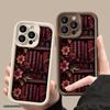 Buch Blume Trendiges Muster Handyhülle Für iPhone 17 Air 16 15 14 13 12 11 Pro Max iPhone X XS XR 16 PLUS Stoßfänger Süß Weiche Hülle
