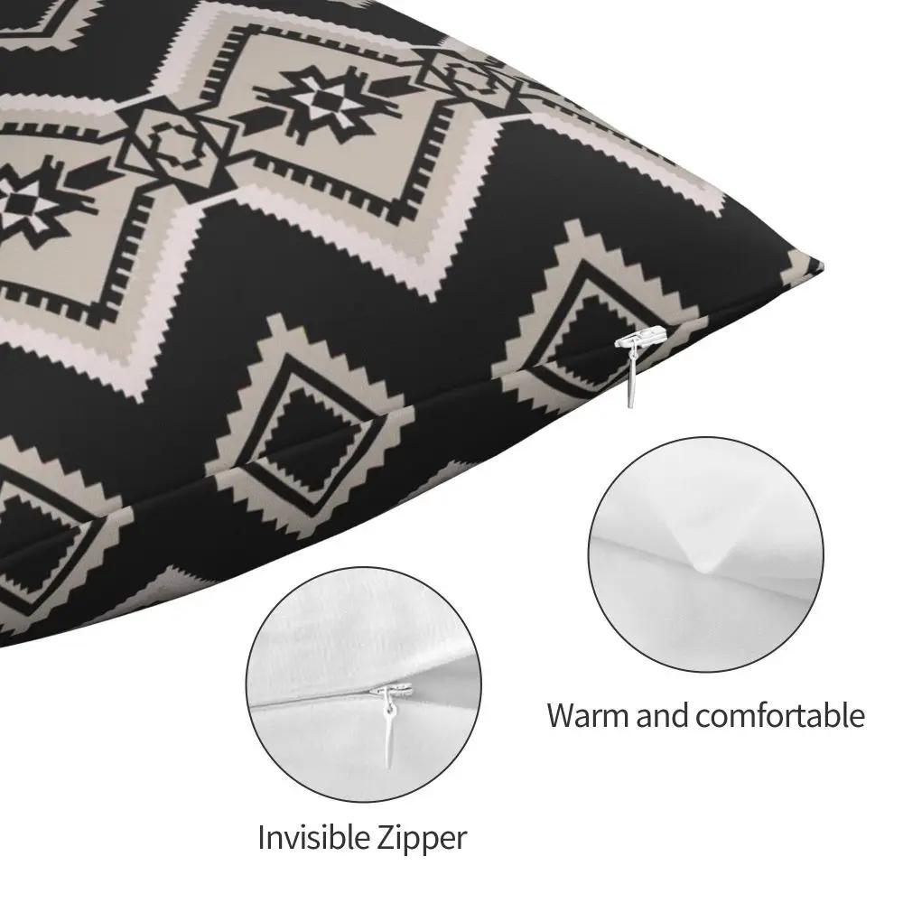 Shein Tribal Ornament Ethnic Oriental Rug Pillowcase Soft Fabric Cushion Cover Gift Throw Pillow Case Cover Home