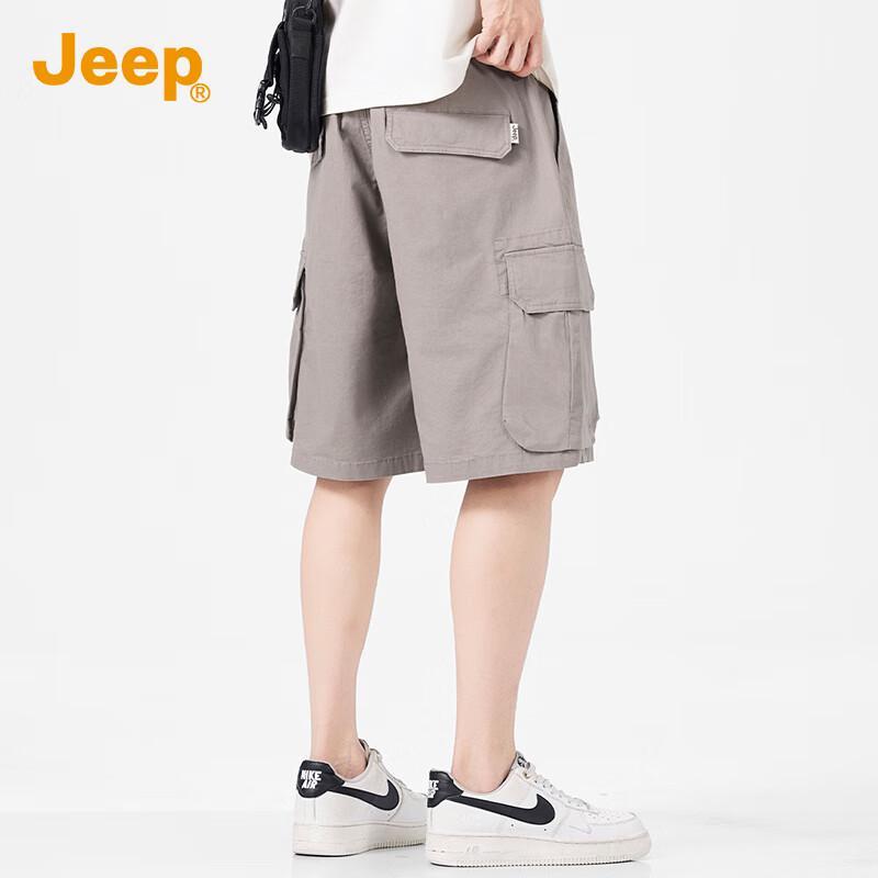 JEEP Men's Casual Straight-Leg Shorts