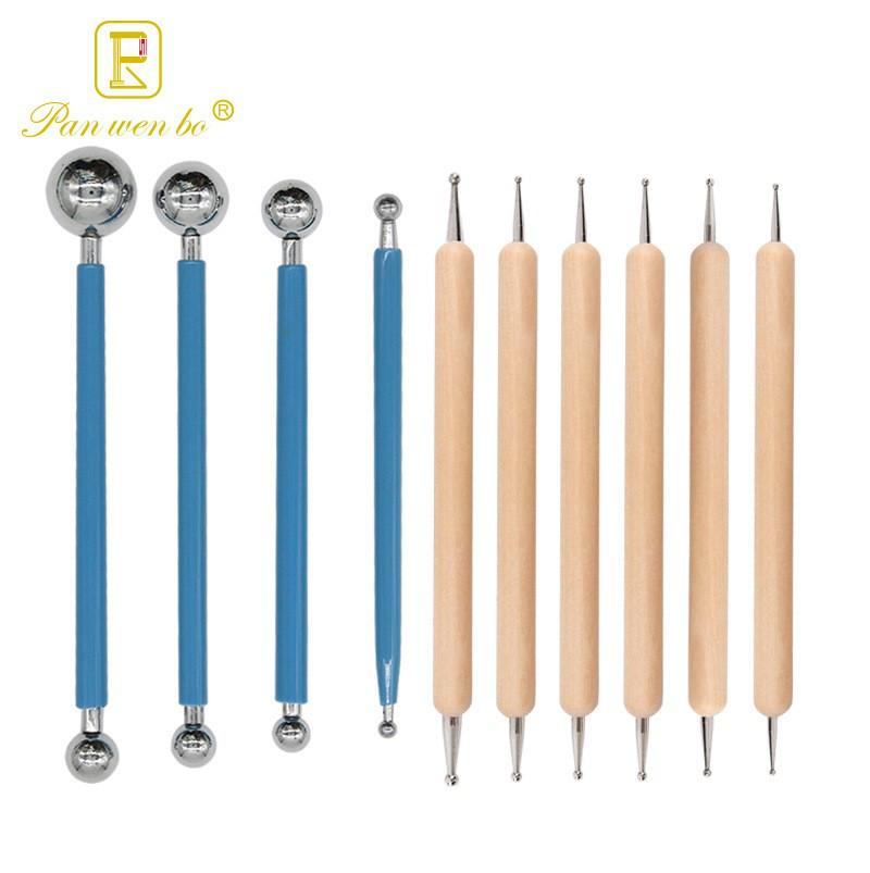 61-Piece Polymer Clay & Pottery Tool Set for DIY Carving and Embossing