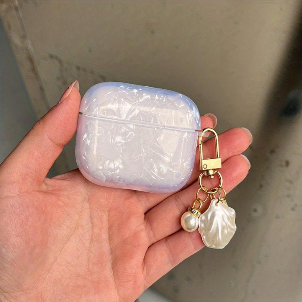 Protective Headphone Case with Case Chain for Airpods 1/2, Airpods 3, Airpods Pro, Airpods Pro2, AirPods 4