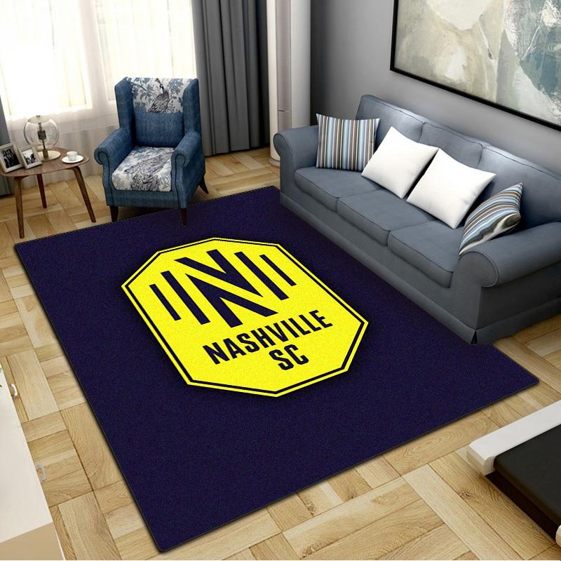 Nashville SC Carpet Rug for Living Room Bedroom Home Sofa Decoration, Kids play Non-slip Floor Mat