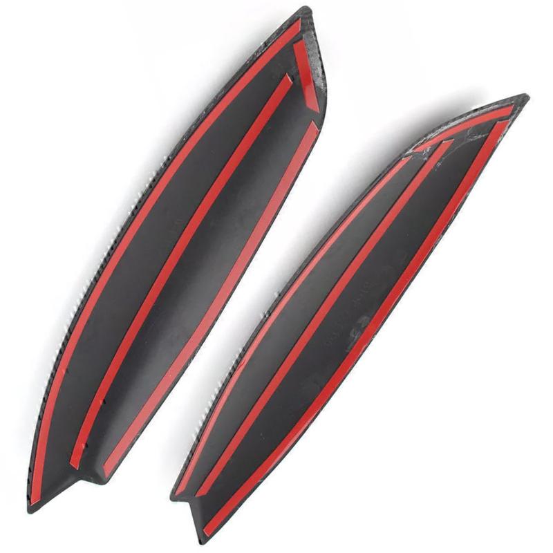 For VW Golf 5 GTI Jetta R32 Mk5 2005 2006 2007 Car Headlights Eyebrow Eyelids Cover ABS Carbon Fiber Sticker Decorative