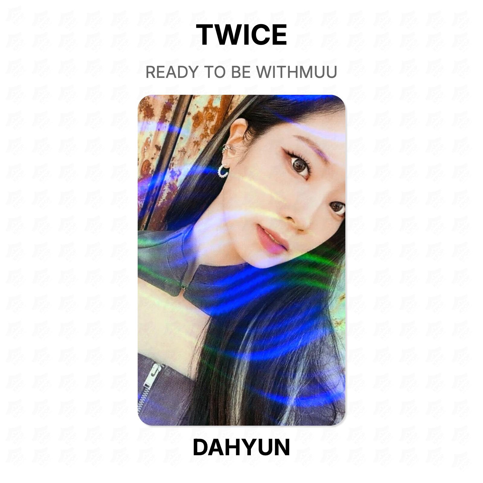 TWICE ГОТОВЫ БЫТЬ С WITHMUU Официальная фотокарточка DAHYUN
