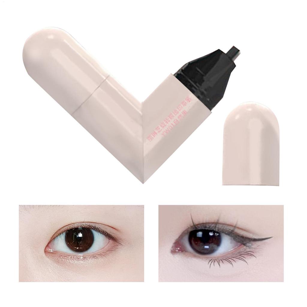 Winged Eye End Stamp Double-Tip Women Makeup Eye End Wing Stamp Waterproof Stencil Portable Quick Drying Eyeliner Cosmetics