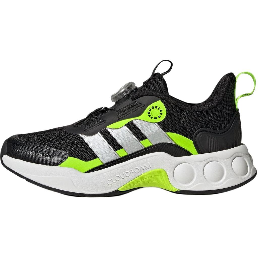 Adidas Nitrobubble Comfortable Soft Non-Slip Wear-Resistant Low-Top Casual Shoes Kids Casual Shoes Black IH1563