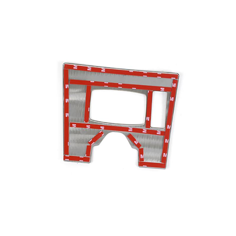 Auto Mittelkonsole Multimedia Panel Dekoration Abdeckung Zierleiste Für Mercedes Benz E-Klasse W212 2014-2015 LHD Edelstahl Aufkleber