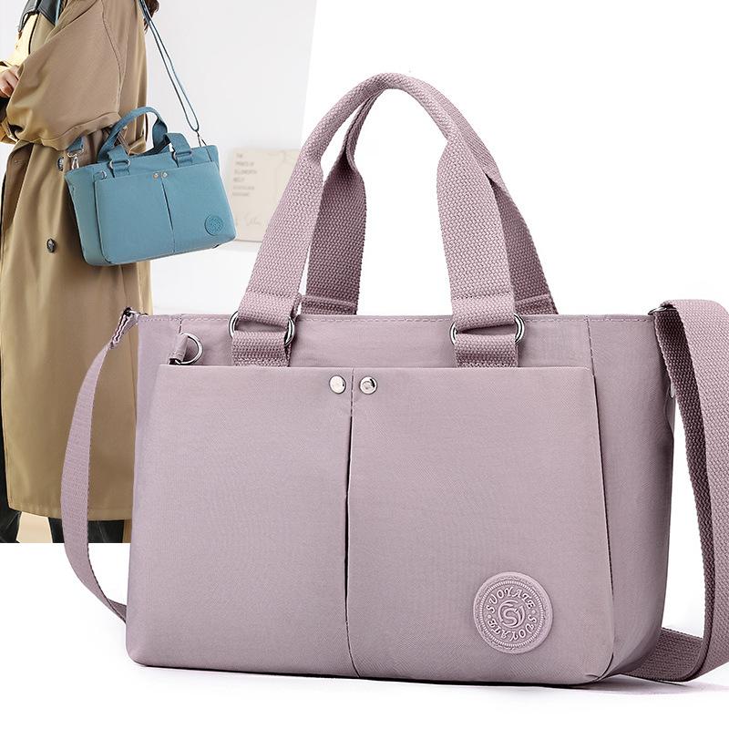 Autumn Tote Bag Printed Women's Shoulder Messenger Bag Anti-splashing Multi-layer Large-capacity Handbag