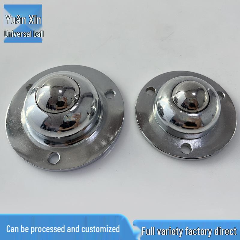 Butterfly Universal IA Series 3-Hole Flange Bullseye Heavy Duty Steel Ball Bearing Wheel