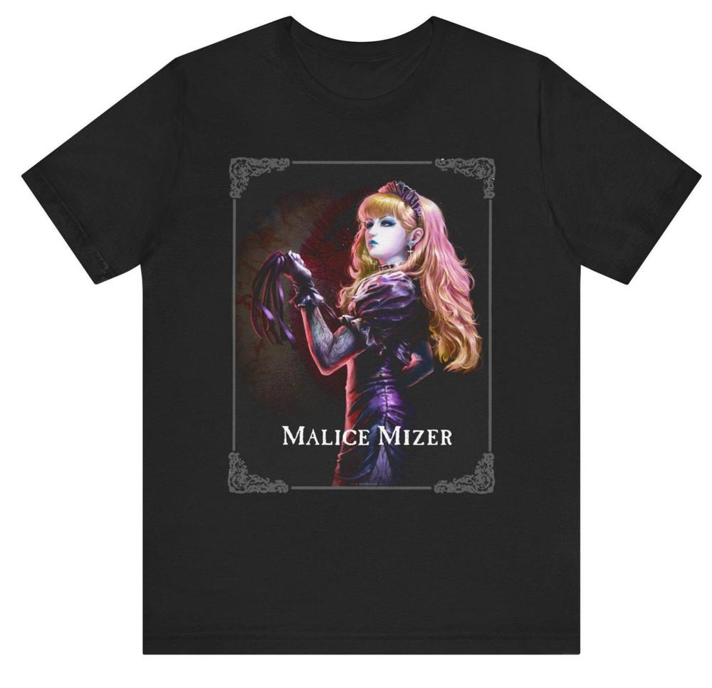 Футболка Mana Sama Malice Mizer A | Вижуал Кей Икона J-Rock Готическая Унисекс Футболка XL