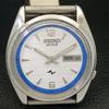 USED VINTAGE SEIKO ACTUS AUTOMATIC 7009A JAPAN MENS WHITE DIAL WATCH a433677-2 R118-a433677