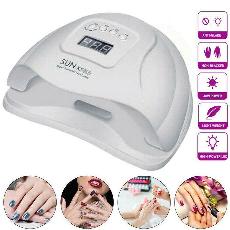 Professional Sun-x5plus 80w Nail Lamp Uv Led Light With Auto Sensor For Gel Curing