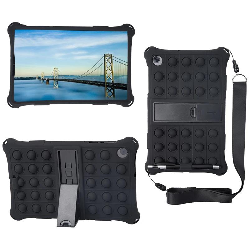 Pop Push It Case For Tab M10 HD 2nd X306 TB-X306F/X Tablet Stand Cover for Tab M10 FHD Plus 10.3 TB-X606F Case