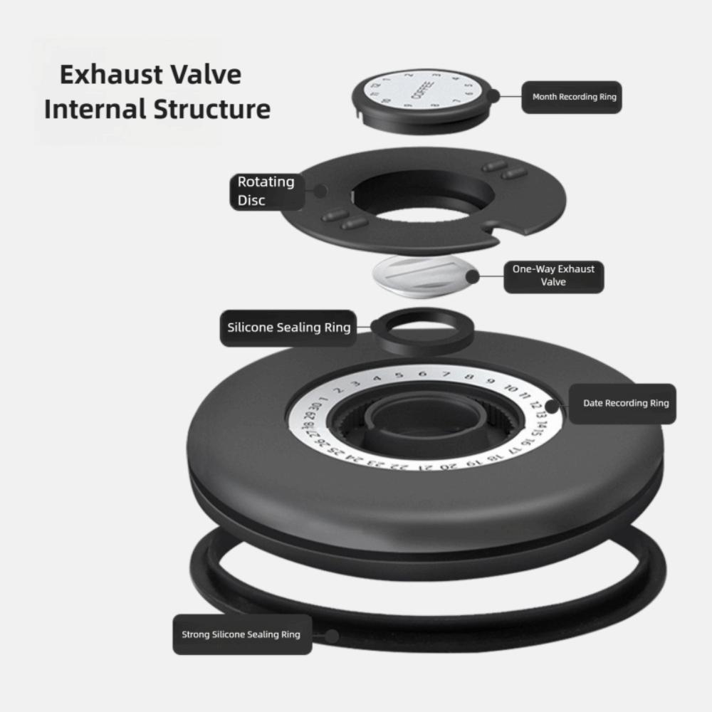 Sealed Coffee Bean Storage Box Stainless Steel Kitchen Storage Jars Coffee Bean Cans  Cafe Supplies