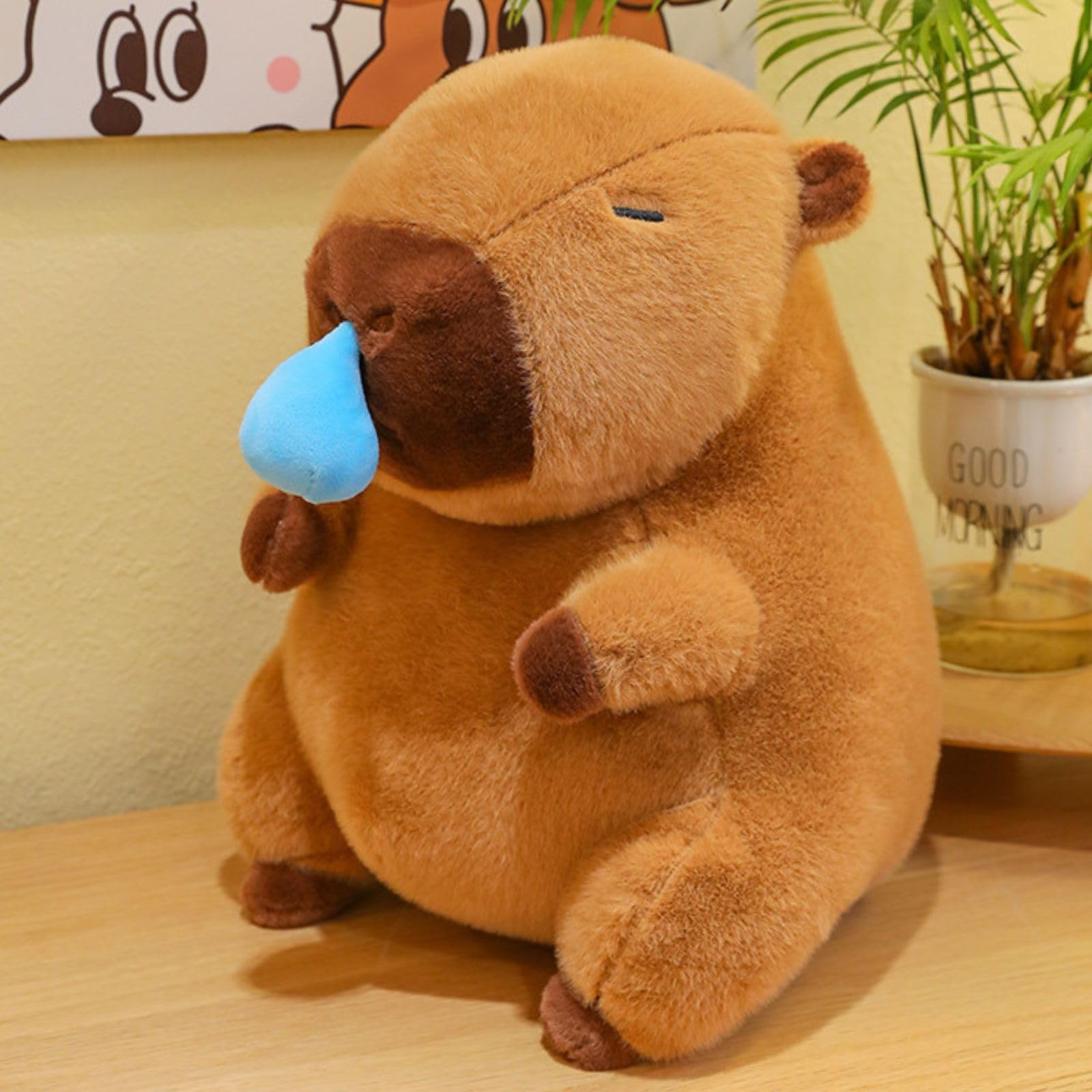 

Плюшевая игрушка Гусеница Леап Капибара с мокрым носом 30 см,