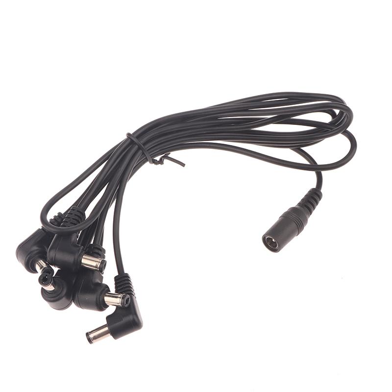 Guitar Effects Pedal Daisy Chain 1 To 2/3/5/6 Ways Guitar Accessories Power Supply Splitter Cable For 9V Dc Adapter Plug