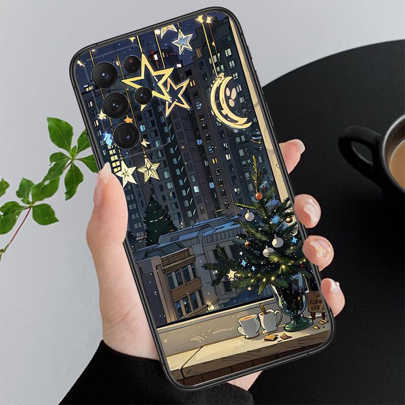 Christmas Tree Ball Phone Case For Samsung A55 A16 A56 A36 A35 A15 A53 A54 A33 A34 A25 A05S A52 A52S A14 A24 A26 A71