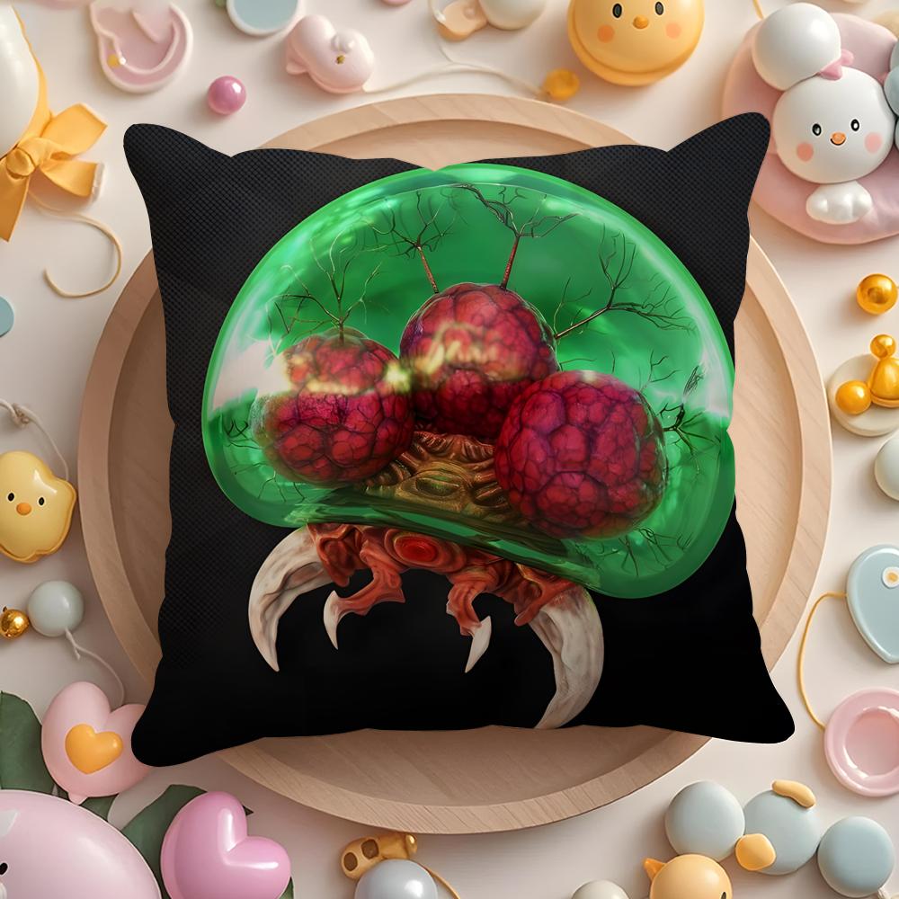 M-Metroid Anime Cushion Cover Home & Car Multi-Scene Pillow Cover - Reversible, Soft & Durable for Daily Use