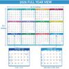 Yearly Wall Calendar 2026 - Large Yearly Calendar 2026, Jan 2026 - Dec 2026, 25.2" x 38.2" (Open), 2026 Calendar, Large Wall Calendar 2026, Full Year