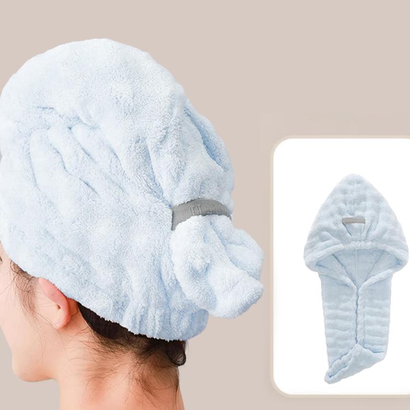 Quickly Hair Dry Towel Super Absorbent Soft Bathroom Women Head Microfiber Towels Girl Spa Hair Towel Hair Dry Wrap Bonnets 1pc
