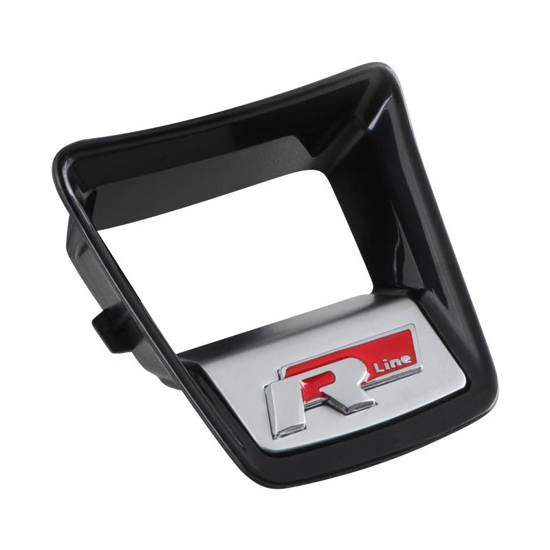 1Pc New R Rline Car Steering Wheel Logo Emblem Sticker Decals for Jetta Touran POLO Golf MK4 MK5 MK7 Tiguan Passat TSI TDI