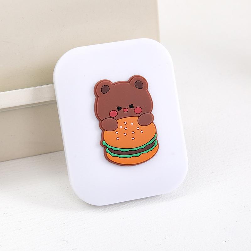 Perie de păr portabilă de buzunar cu desen animat, mică pentru călătorie, masaj, mini oglindă de buzunar, pieptene pliabil pentru femei, fete, instrumente de styling drăguțe