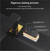 Black Magnetic Silent Interior Door Lock Handle for Bedroom